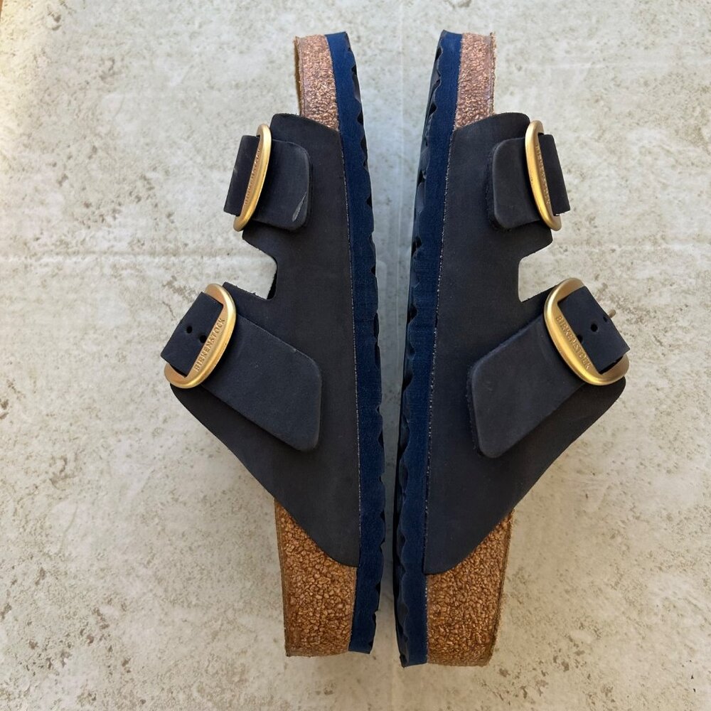 Birkenstock Arizona Womens Sz 40 Big Buckle Sandals - Picture 7 of 9